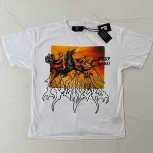 Darc Sport x Echoes of Valhalla Graphic Oversized Tee Size L NWT